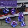CiaraQ DND Polyhedral Dice Set with a Black Dice Bag for D&D RPG MTG Role Playing Table Games view 3