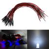 15PCS HIRCQOO RC Car 3MM & 5MM Pre Wired Led Light Emitting Diodes 12V Mini Single Led Bulbs Compatible with Traxxas TRX-4 TRX-6 Axial SCX10 90046 1/10 RC Crawler Car Truck DIY Parts (3mm,White) view 2
