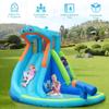 HONEY JOY Inflatable Water Slide, Hippo Theme Blow Up Water Park Bounce House for Backyard, Climbing Wall & Slide, Indoor Outdoor Waterslides Inflatables for Kids and Adults(with 750w Blower) view 3