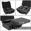 DNA MOTORING Waterproof Heavy Duty Carrying Case with 2 Layers Customize Foam, 14-3/4" L X 10-1/2" W X 5" D, ZTL-Y-0273 view 4