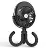 2025 Upgarded 4000mAh Misting Baby Stroller Fan, Rechargeable Battery Operated,Max 15Hrs Cooling,50ml Portable Water Sprayer Misting Fan with Flexible Tripod Clip on Car Seat Crib Treadmill Bunk Bed view 1