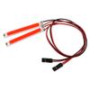 2PCS HIRCQOO 1/10 RC Car LED Chassis Lights Compatible with Traxxas TRX-4 TRX-6 Axial SCX10 II 90046 RC4WD D90 D110 1/10 RC Crawler Car Truck (Red,60x8mm) view 2