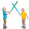 Haconba 20 Pack Inflatable Light Saber Blow up Light Sword Toys for Kids Cosplay Halloween Theme Party Favors, 5 Colors view 3