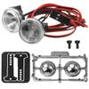 HIRCQOO 1/10 RC Car RC Car LED Light Headlights Spotlight Compatible with Traxxas TRX-4 TRX-6 Axial SCX10 90046 AXI03007 Redcat Gen8 1/10 RC Crawler Car Truck (18MM B) view 1