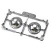 HIRCQOO 1/10 RC Car RC Car LED Light Headlights Spotlight Compatible with Traxxas TRX-4 TRX-6 Axial SCX10 90046 AXI03007 Redcat Gen8 1/10 RC Crawler Car Truck (18MM B) view 3