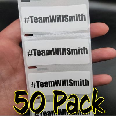 50PCS #TeamWillSmith Stickers