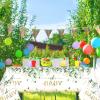 3 Pieces Sage Greenery Oh Baby Tablecloths for Baby Shower Party Decorations Plastic Disposable Gold Foil Eucalyptus Leaf Table Covers for Rectangle Tables Sage Boho Woodland Neutral Party Supplies view 4