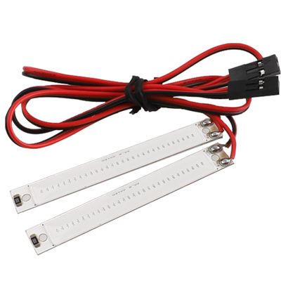 2PCS HIRCQOO 1/10 RC Car LED Chassis Lights Compatible with Traxxas TRX-4 TRX-6 Axial SCX10 II 90046 RC4WD D90 D110 1/10 RC Crawler Car Truck (Blue,60x8mm)