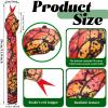 Chivao 16 Pcs Snake Slap Bracelets Reptile Snap Bracelets Fuzzy Animal Bracelet Stuffed Snap Bands Slap for Birthday Party Favors(Snake Style) view 2