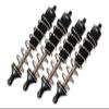 4PC Full Set Aluminum Front/Rear Adjustable Dampers 130mm TEAM CORALLY 1/10 SKETER XL4S Brushless Moster Truck C-00191 RC Cars by GPM (black) view 1