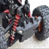 4PC Full Set Aluminum Front/Rear Adjustable Dampers 130mm TEAM CORALLY 1/10 SKETER XL4S Brushless Moster Truck C-00191 RC Cars by GPM (black) view 2