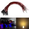 15PCS HIRCQOO RC Car 3MM & 5MM Pre Wired Led Light Emitting Diodes 12V Mini Single Led Bulbs Compatible with Traxxas TRX-4 TRX-6 Axial SCX10 90046 1/10 RC Crawler Car Truck DIY Parts (3mm,Yellow) view 2