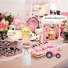 Farm Animal Centerpiece Sticks Pink for Farm Themed Party Table Toppers Barnyard Party Decorations for Girls Baby Shower Birthday Party - 24 Pcs view 4
