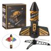 SainSmart Jr. Rocket Launcher for Kids, 200 Feet of Flight Altitude, Motorized Air Rocket with Parachute, Self-Launching Outdoor Toy with Safely Land, Black view 1