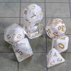CiaraQ DND Polyhedral Dice Set with a Black Dice Bag for D&D RPG MTG Role Playing Table Games view 2