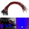 15PCS HIRCQOO RC Car 3MM & 5MM Pre Wired Led Light Emitting Diodes 12V Mini Single Led Bulbs Compatible with Traxxas TRX-4 TRX-6 Axial SCX10 90046 1/10 RC Crawler Car Truck DIY Parts (3mm,Blue) view 2