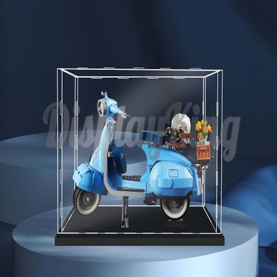 Acrylic Display case for Compatible with Vespa 125 10298 (Model Set is not Included) (No Background)