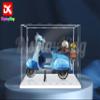 Acrylic Display case for Compatible with Vespa 125 10298 (Model Set is not Included) (No Background) view 3
