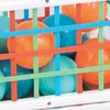 Ludi - Handling Cube - Early Learning Toys for Babies from 10 Months - Develops Thought, Fine Motor Skills, Touch & Discovery - 1 Elastic Cube + 12 Orange & Blue Balls with Funny Sound view 4