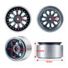 RCLIOLN 4PCS 2.9" RC Beadlock Aluminum Wheels Rims for Axial SCX6 AXI05000 1/10th RC Crawler Car (Titanium) view 2