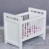 1:12 Scale Dollhouse Mini Crib: Wooden Baby Doll Crib for Dollhouse - Adorable Doll House Accessories and Furniture - Mini Baby Bed Cradle for Miniature Furniture 1 12 Scale 4.40 * 3.93 inches view 4