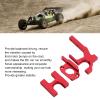 Dilwe RC Motor Mount Base, RC Motor Bracket Seat Holder Heat Sink Spare Parts Accessory with Motor Mount 1896 for Wltoys 104001 1/10 Remote Control Car RC Accessories(Red) view 3