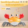Hirger Crawling Crab Baby Toy Infant: Tummy Time Toys for Babies 3 6 9 12 18 24 36 Months, Walking Dancing Crab for Toddler 1 2 3 Year Old, 1st Music Birthday Gift for Boys Girls view 2