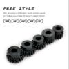 Raflot 32p 5mm Pinion Gear Set 13T 14T 15T 16T 17T with 1/8 inch(3.175mm) Coupler and hex Key for 0.8 Metric Pitch RC Buggy Car Monster Truck view 3
