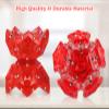 RoomyRoc Magnetic Fidget Sphere - Pentagons Magnets Balls - 12 Piece Set - Crystal Red - Magnet Fidgets Toy - Creativity Beyond Imagination, Inspirational, Recreational, Desk Toys for Adults view 4