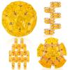 RoomyRoc Magnetic Fidget Sphere - Pentagons Magnets Balls - 12 Piece Set - Crystal Orange - Magnet Fidgets Toy - Creativity Beyond Imagination, Inspirational, Recreational, Desk Toys for Adults view 1