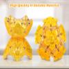 RoomyRoc Magnetic Fidget Sphere - Pentagons Magnets Balls - 12 Piece Set - Crystal Orange - Magnet Fidgets Toy - Creativity Beyond Imagination, Inspirational, Recreational, Desk Toys for Adults view 4