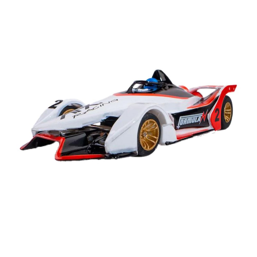 AFX/Racemasters Mega G+ Formula N Blk/Red/White AFX22015 HO Slot Racing Cars