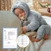 BABESIDE Lifelike Reborn Baby Dolls Boys - 17-Inch Real Baby Feeling Realistic-Newborn Baby Doll Full Body Vinyl Real Life Baby Dolls with Toy & Gift Box for Kids view 4