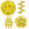 RoomyRoc Magnetic Fidget Sphere - Pentagons Magnets Balls - 12 Piece Set - Crystal Golden - Magnet Fidgets Toy - Creativity Beyond Imagination, Inspirational, Recreational, Desk Toys for Adults view 1