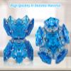 RoomyRoc Magnetic Fidget Sphere - Pentagons Magnets Balls - 12 Piece Set - Crystal Blue - Magnet Fidgets Toy - Creativity Beyond Imagination, Inspirational, Recreational, Desk Toys for Adults view 4