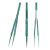 Lab Microscope Slides 2UUL Titanium Alloy Microscope Tweezers Electronic Fingerprint Tweezers Microscope Parts (Tweezer Tip Type : Bent) view 2