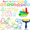 Oun Nana 36-Piece Dough Tool Set for Kids Ages 3-8  Includes Animal Cutters, Rolling Pins, Rollers, Random Colors view 3