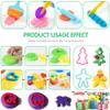 Oun Nana 36-Piece Dough Tool Set for Kids Ages 3-8  Includes Animal Cutters, Rolling Pins, Rollers, Random Colors view 4