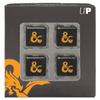 Ultra PRO - Dungeons & Dragons: Heavy Metal Realmspace 7 RPG Dice Set - Ward Off Enemies on Your Next Adventure with A Commanding Roll, Great Gaming Dice for RPG Games view 3