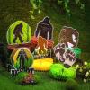 9 Pcs Bigfoot Party Decorations Bigfoot Honeycomb Centerpiece Sasquatch Decor Double Side Table Topper Birthday Favors for Men Outdoor Jungle Party Gift Supplies view 4