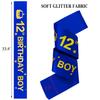 12th Birthday Gifts for Boys,12 Birthday Crown Boy,12 Birthday Boy Sash,12th Birthday Hat Boys,12th Birthday King,Birthday Boy Sash,Birthday Crown Men,Its My Birthday Hat,King Crown for Boys view 4