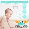 Hirger Crawling Crab Baby Toy, Tummy Time Toy for Infant 3 6 9 12 18 24 Month, Walking Dancing Interactive Sensory Crab with Light Music, Birthday Gift for Toddler Boy Girl 1 2 3 view 4