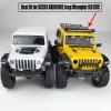 1/24th RC Roof Rack Luggage Carrier with 8LED Light Bar for Axial SCX24 AXI00002 JLU CRC 1:24 RC Crawler Car view 3
