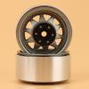 BAIJAC 4PCS Deep Dish Wagon 1.9 Metal Beadlock Wheel Hub Rim for 1/10 RC Crawler Axial SCX10 90046 Traxxas TRX4 RC4WD D90 ( Color : Copper ) view 3