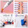 Bonseor Magical Floating Ink Pen, 12pcs Multicolor Magic Water Painting Kit with Floating Ink Markers view 3