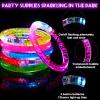 36Pcs LED Bracelets Glow Sticks Glow in the Dark Party Supplies for Kids/Adults, Halloween Party Favors for Kids Flashing Light up Toys, Neon Accessories Carnival Birthday Concert Games Gifts view 3