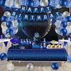 221 Pack Space Galaxy Party Supplies Ramadan Decoration Starry Night Tableware Set Space Birthday Banner Star Garlands Outer Tablecloth Galaxy Planet Themed Birthday Party Decorations Serves 20 view 4