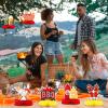 9 Pieces BBQ Baby Shower Decorations BBQ Baby Shower Birthday Honeycomb Centerpieces Table Decor Summer Picnic Party for Carnival Summer Barbecue Holidays Gender Reveal Party Supplies view 3