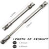 VICRAZZE 112-165mm 2pcs Stainless Steel Drive Shaft for 1/10 RC Crawler Traxxas TRX6 Axial SCX10 Wraith Capra D90 TF2 Redcat GEN8 view 4