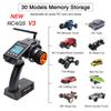 DTXMX Radiolink RC4GS V3 5 Channels RC Transmitter and Gyro Receiver R6FG 2.4GHz RC Radio Controller 30 Models Storage for RC Car,Boat,Tanks,Crawler,Truck Black view 4